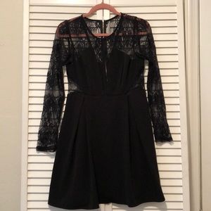 Mini Black Lace Dress